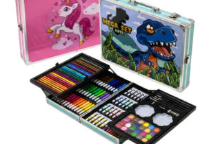 Maletín de arte infantil Unicornio o Dino